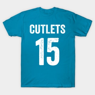 Cutlets in 15 - White Font T-Shirt